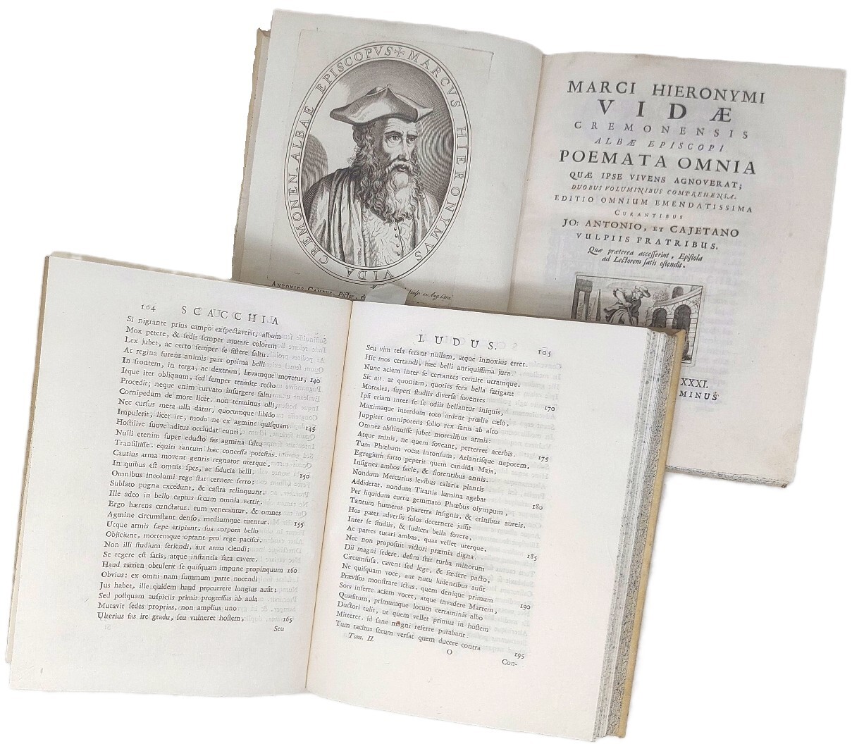 Poemata Omnia quae ipse vivens agnoverat; duobus voluminibus comprehensa.&amp;nbsp;Editio omnium …
