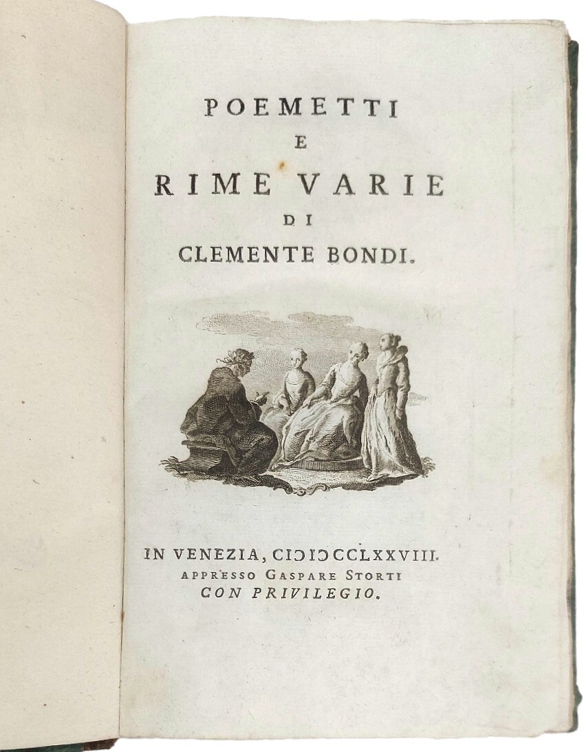 Poemetti e rime varie.&amp;nbsp;(segue:) Le conversazioni. Poemetto.&amp;nbsp;