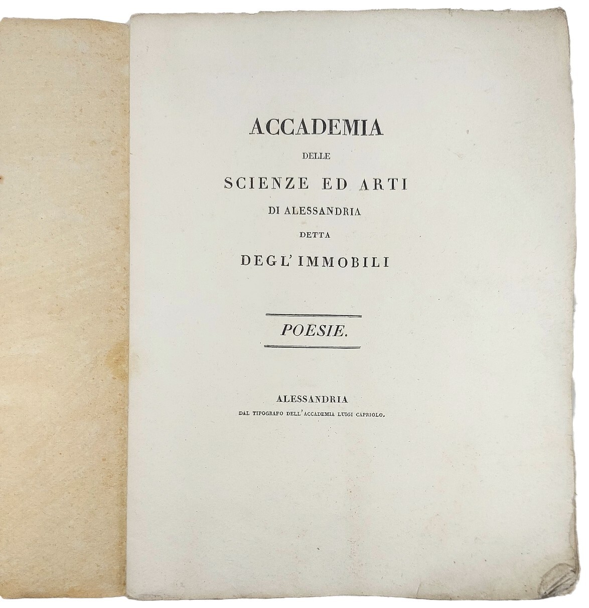 Poesie dette nella generale adunanza dell'Accademia il 13 dicembre 1827