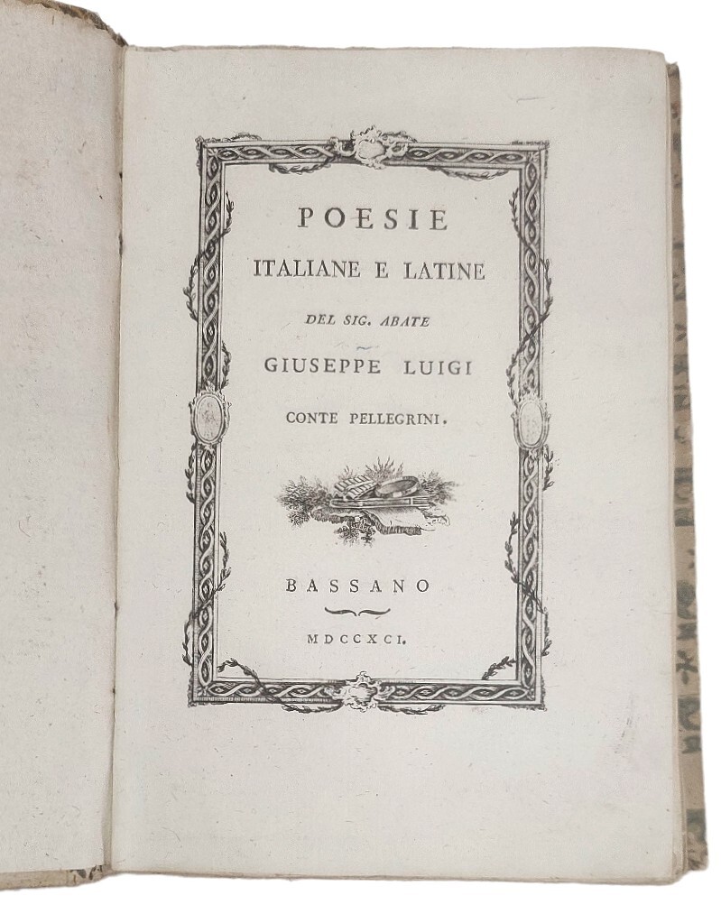 Poesie Italiane e Latine del Sig. Abate Giuseppe Luigi Conte …