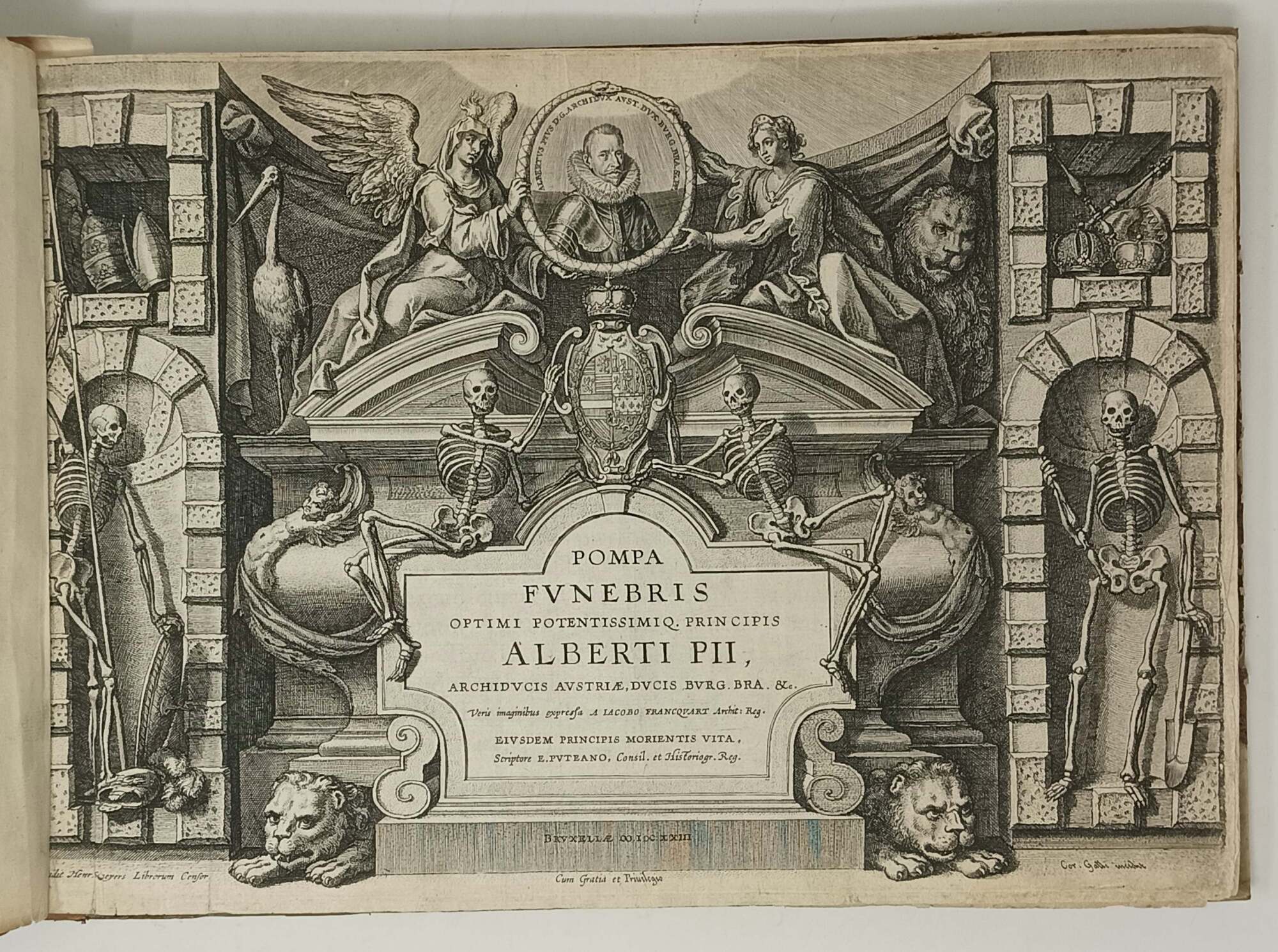 Pompa Funebris optimi potentissimiq. Principi Alberti Pii, Archiducis Austriae...veris imaginibus …