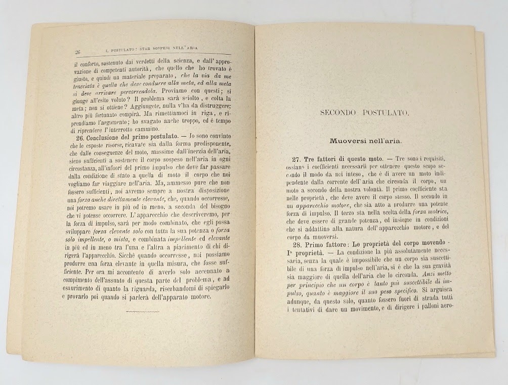 Possibilit&amp;agrave; di un aerodinamo ossia di una locomotiva aerea. Memoria.