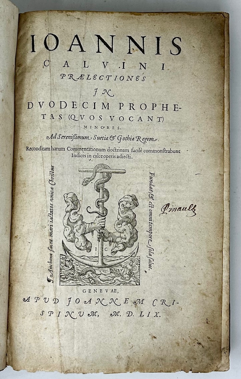 Praelectiones in duodecim Prophetas (quos vocant) minores.&amp;nbsp;Reconditam harum Commentationum doctrinam …