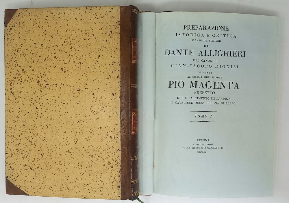 Preparazione istorica e critica alla nuova edizione di Dante Allighieri.