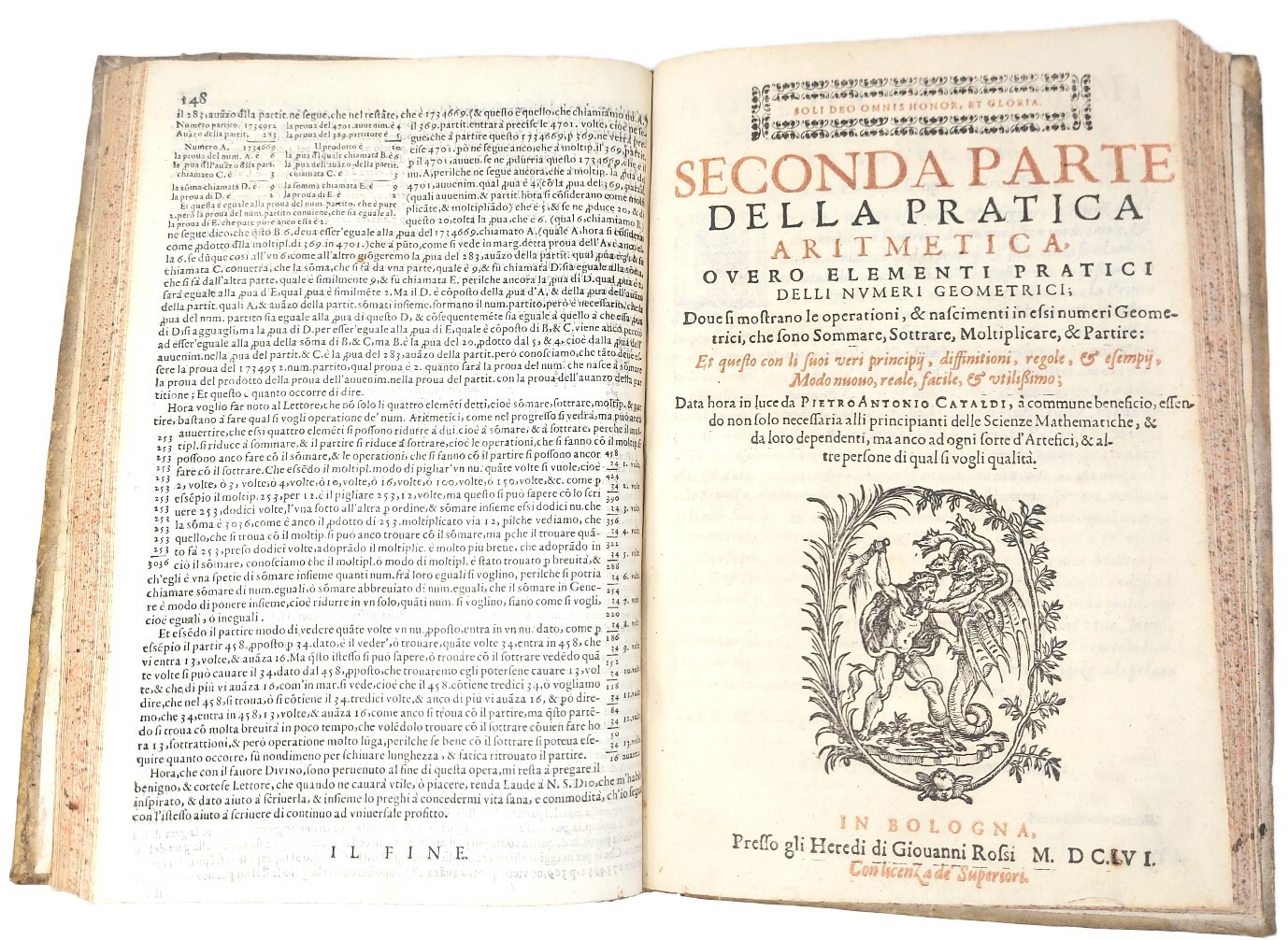 Prima (e seconda) parte della Pratica Aritmetica overo elementi pratici …