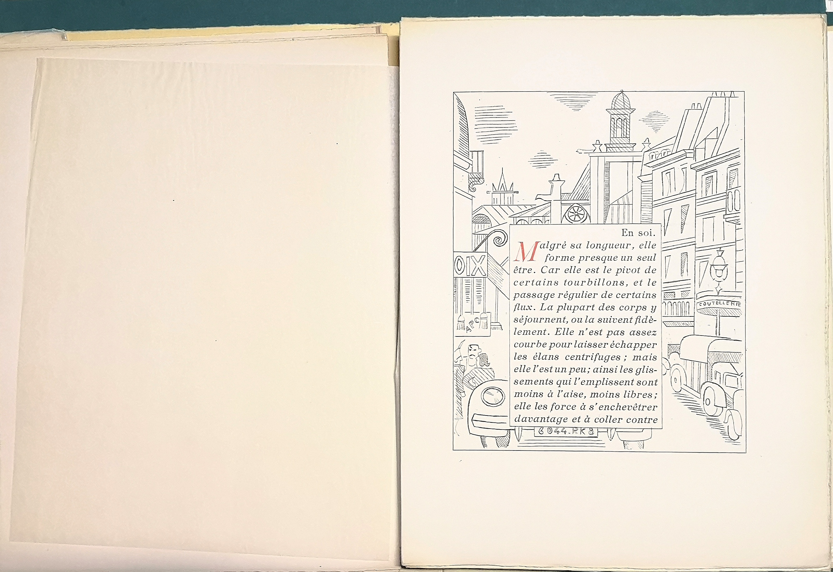 Puissances de Paris. Eaux-fortes de André Lhote.