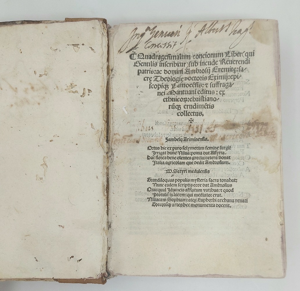 Quadragesimalium concionum liber (qui Gentilis inscribitur) sub incude reverendi patris, …