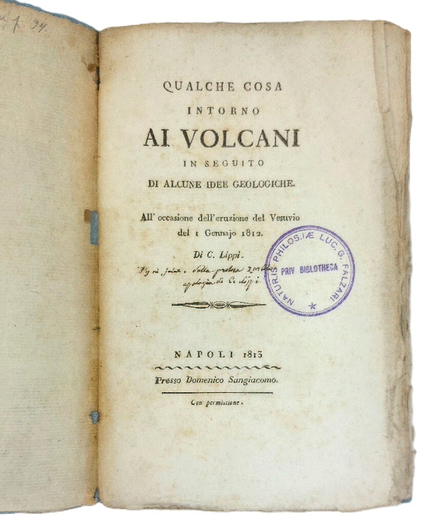 Qualche cosa intorno ai volcani in seguito di alcune idee …
