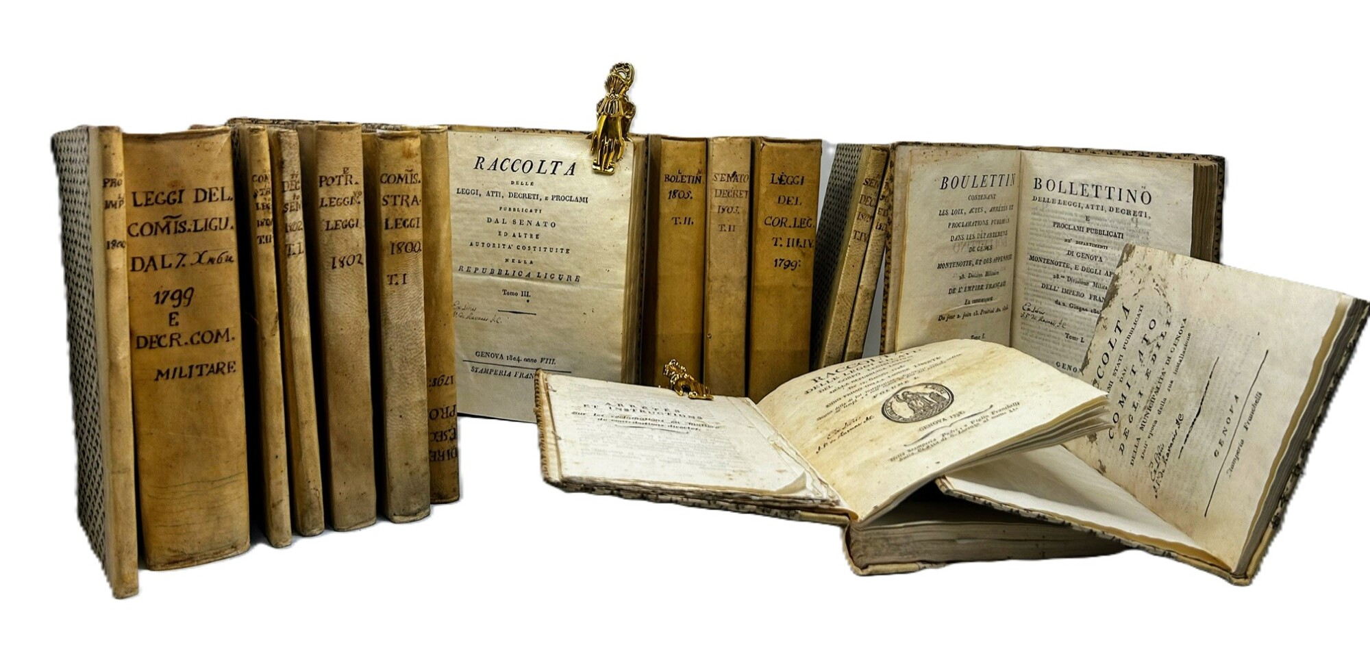 RACCOLTA DI LEGGI DELLA REPUBBLICA LIGURE, 1797-1805.