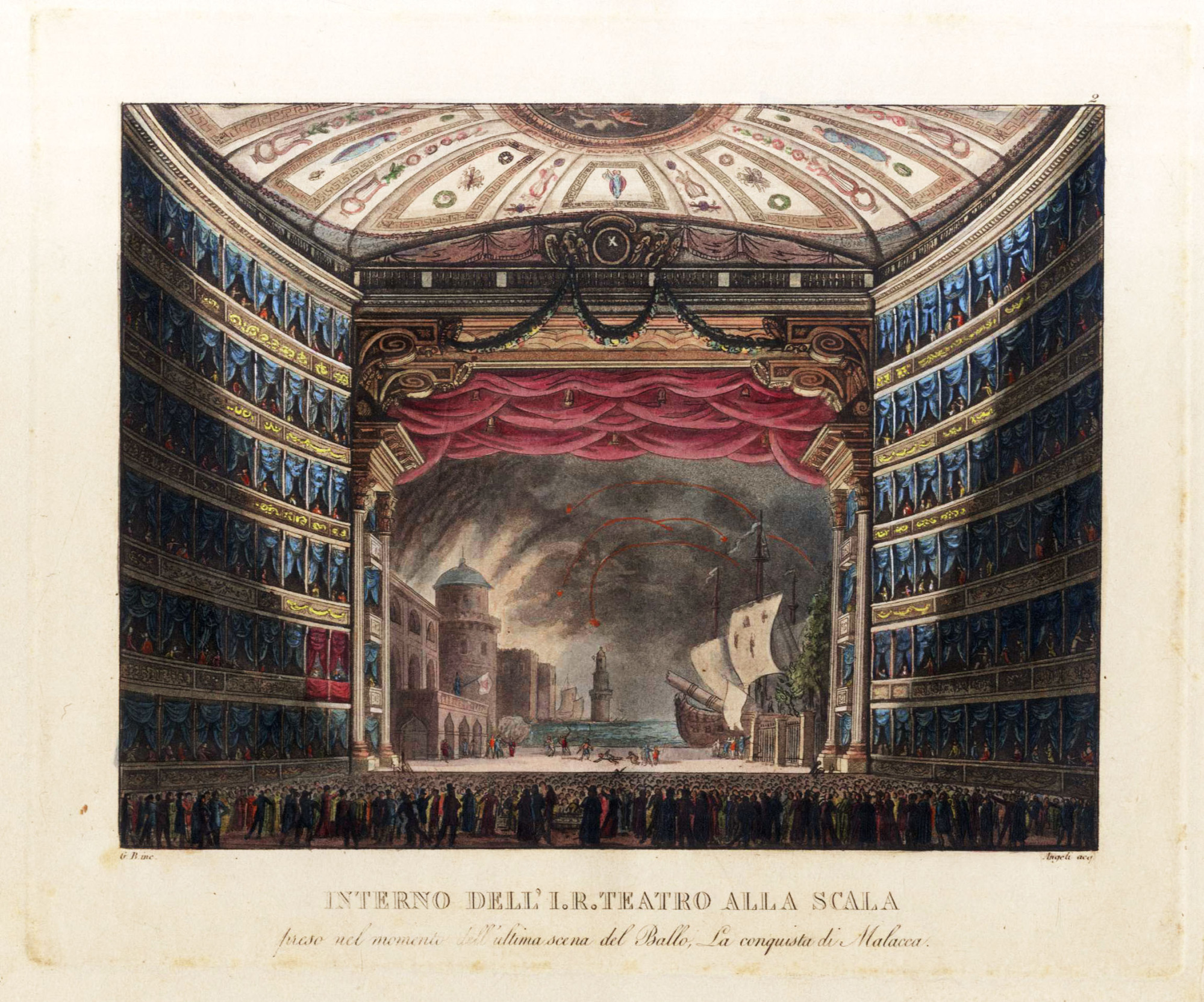 Raccolta di Scene Teatrali eseguite e disegnate dai pi&amp;ugrave; celebri …