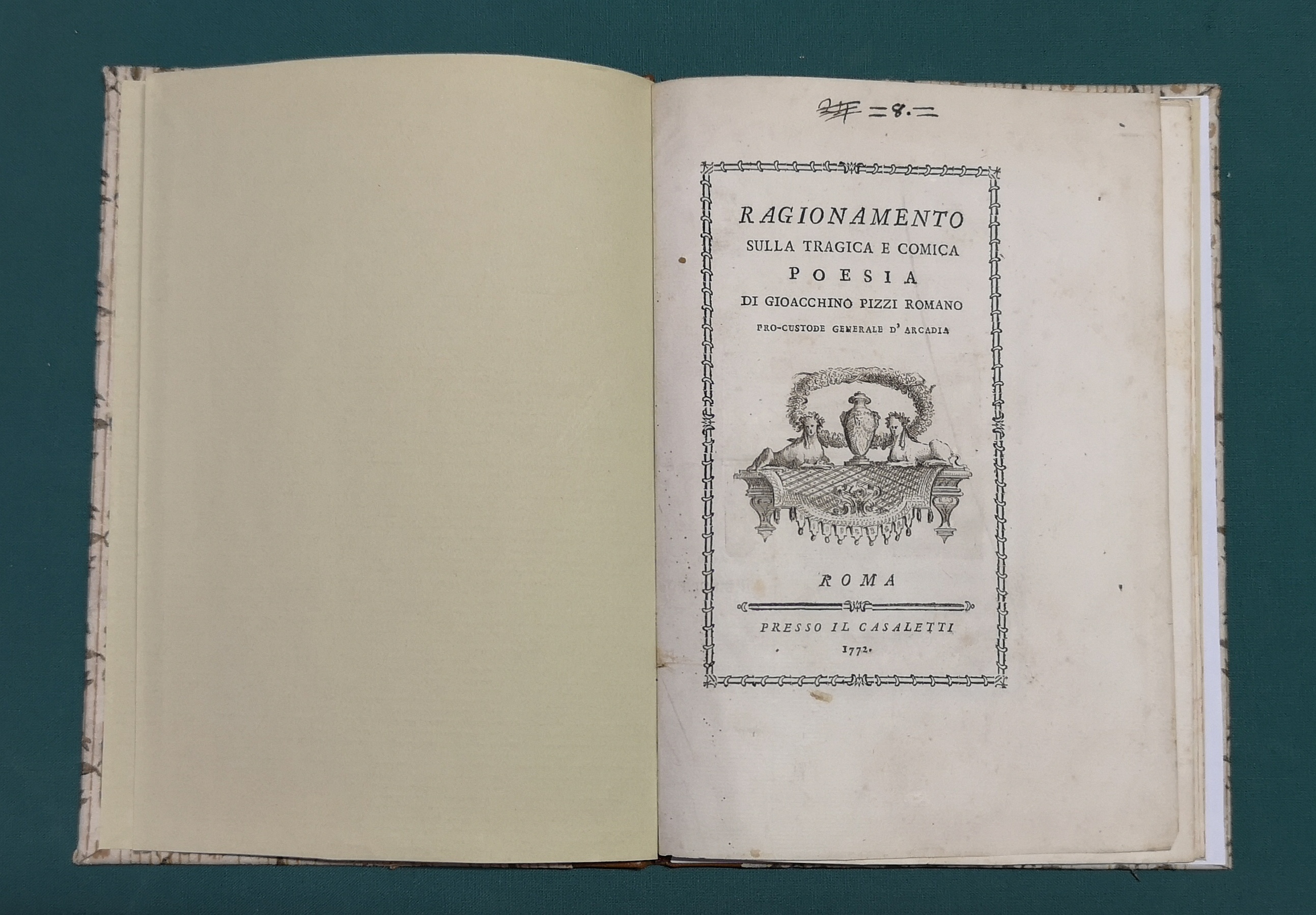 Ragionamento sulla tragica e comica poesia,
