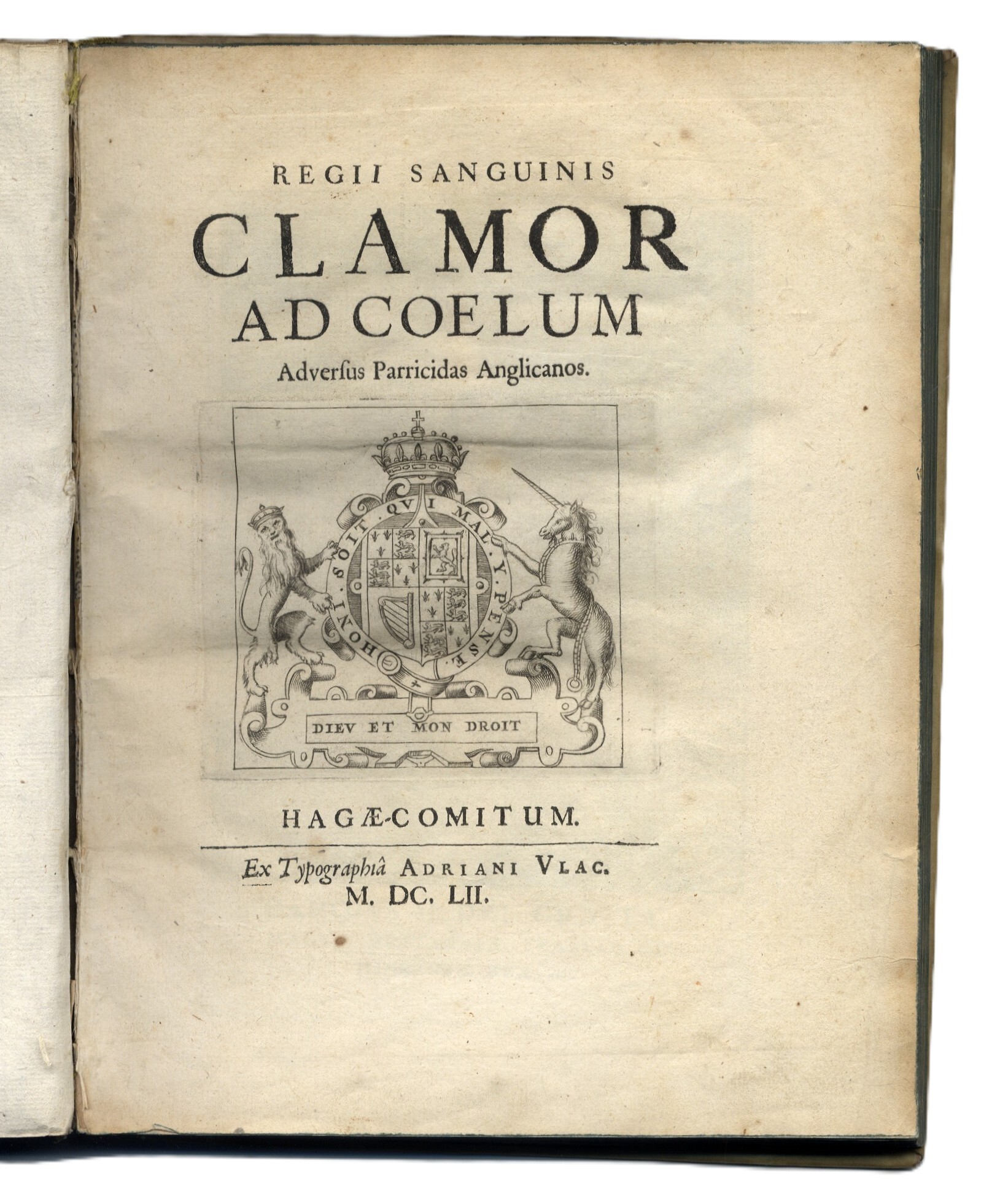 Regii sanguinis clamor ad coelum adversus Parricidas Anglicanos.