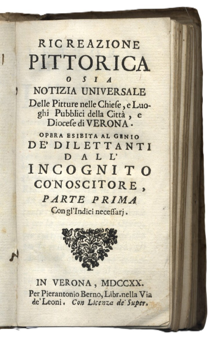 Ricreazione pittorica o sia notizia universale delle pitture nelle chiese, …