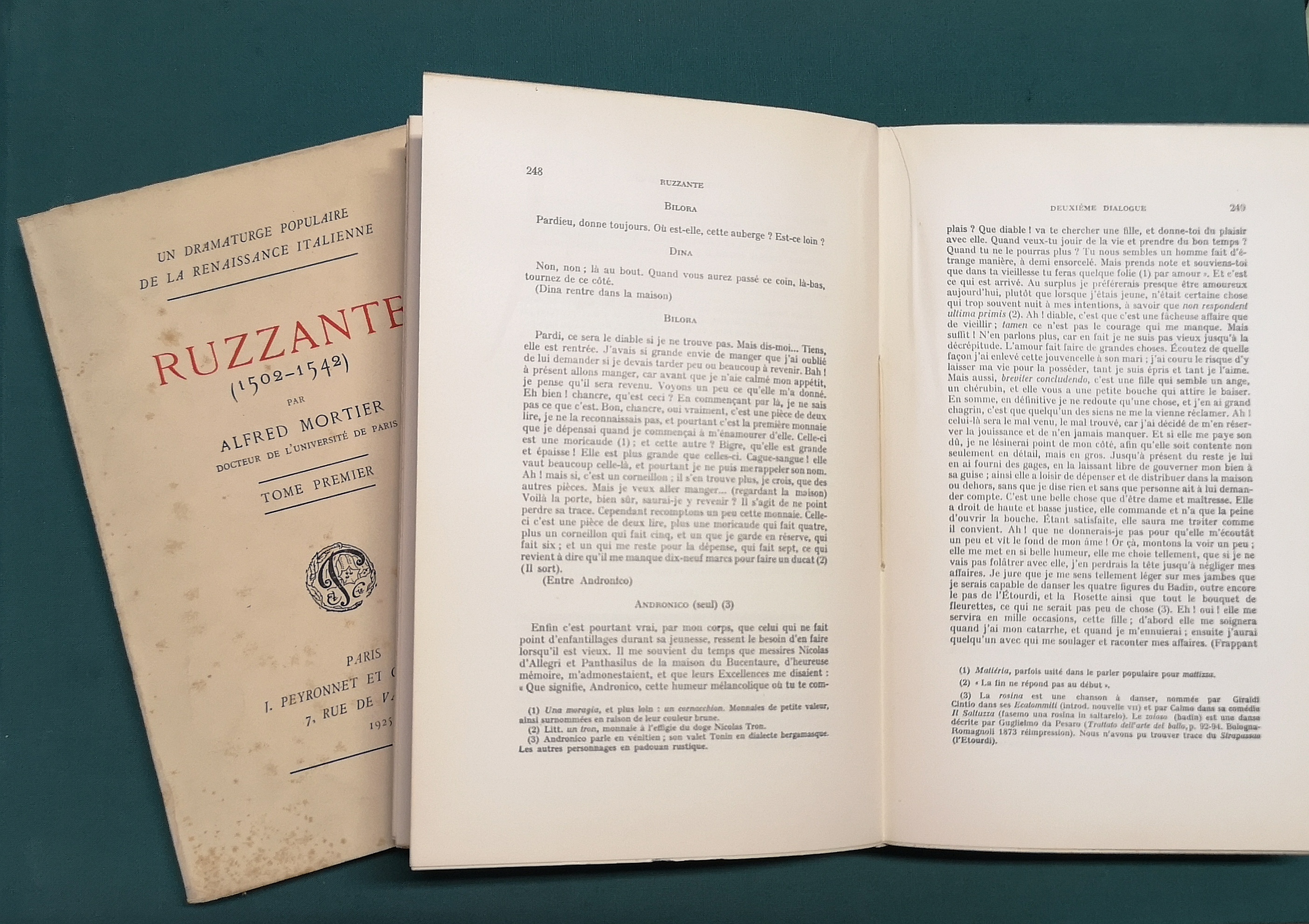 Ruzzante (1502-1542): un dramaturge populaire de la Renaissance italienne.