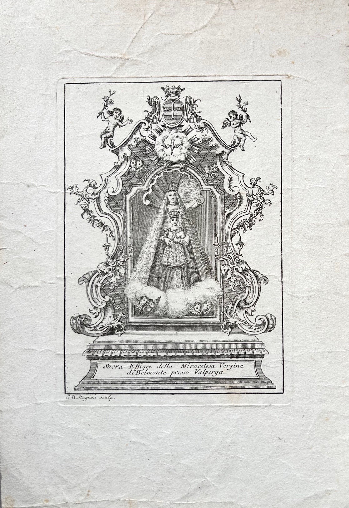 Sacra Effigie della Miracolosa Vergine di Belmonte presso Valperga.