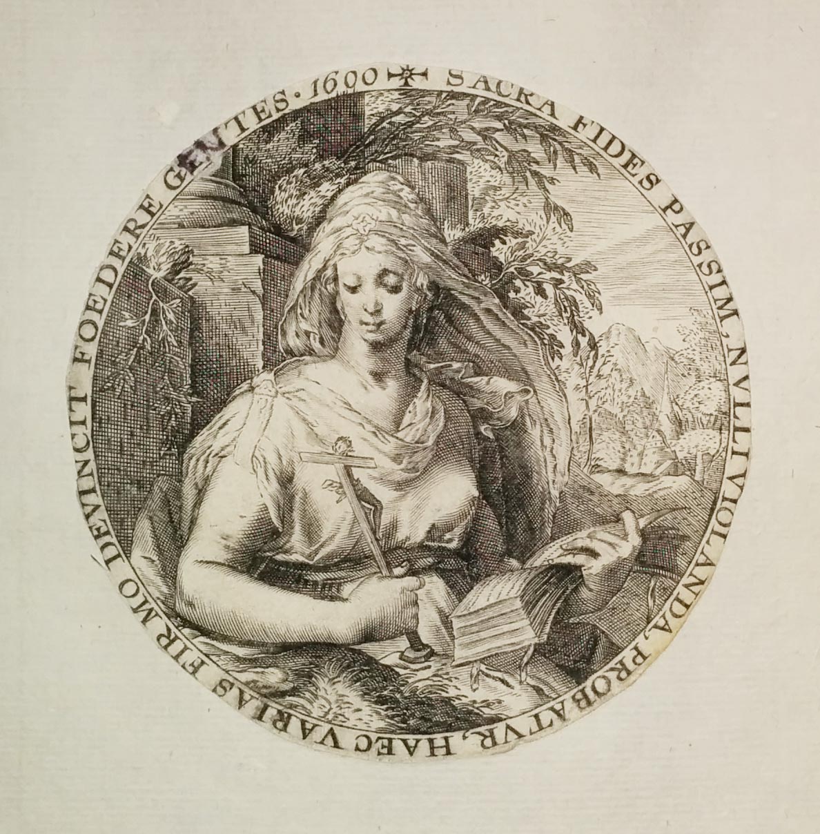 Sacra fides passim, nulliviolanda, probatur, haec varias firmo devincit foedere …