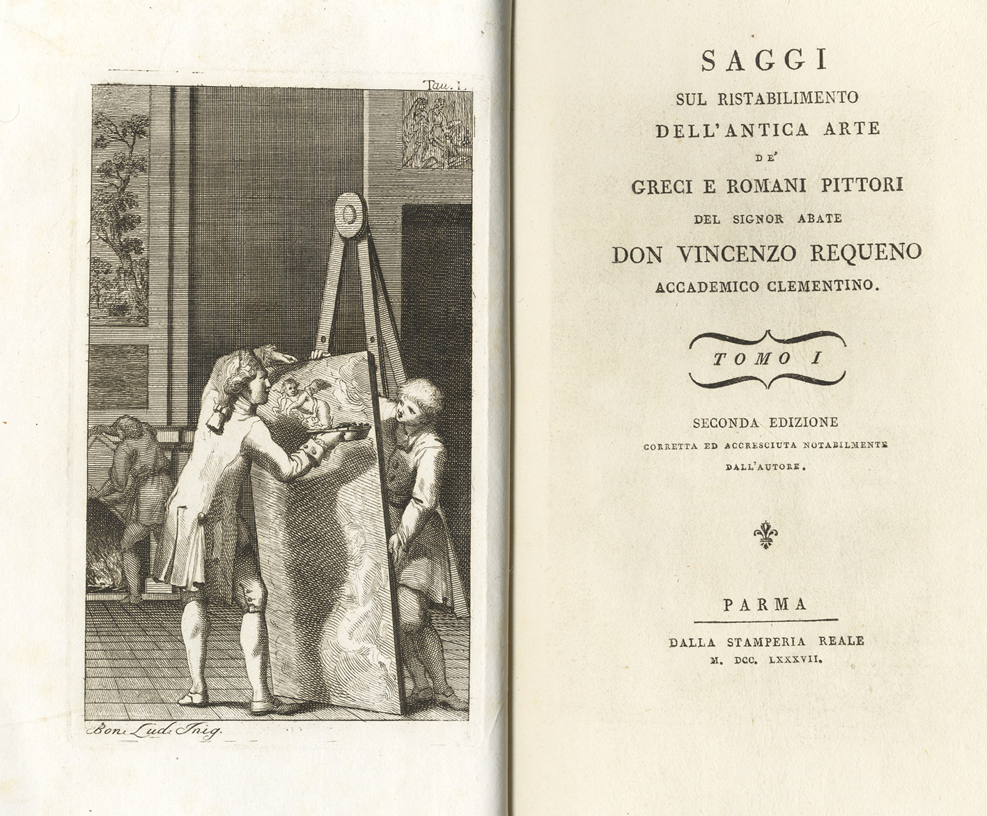 Saggi sul ristabilimento dell'Antica Arte de' Greci e Romani Pittori.