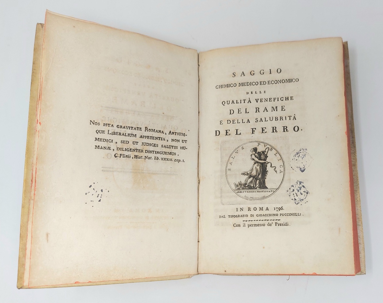 Saggio chimico, medico ed economico delle qualit&amp;agrave; venefiche del rame …