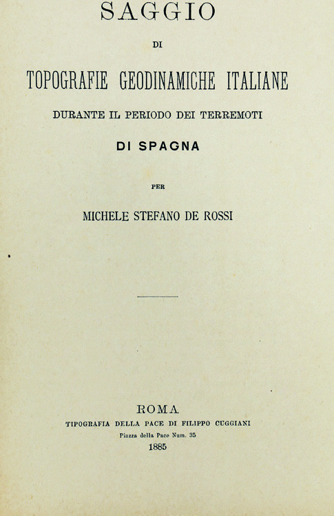 Saggio di topografie geodinamiche italiane durante il periodo dei terremoti …