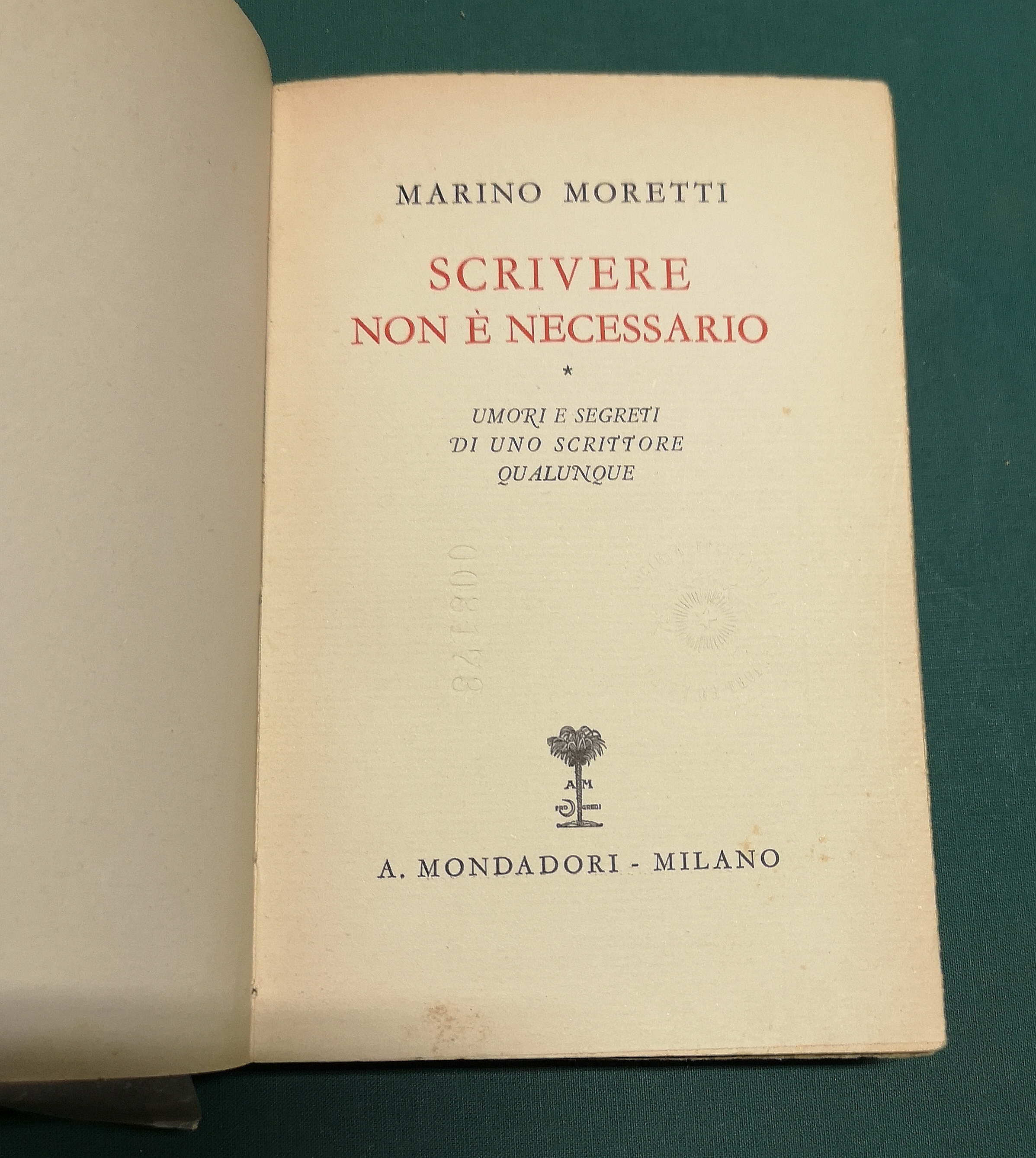 Scrivere non è necessario. Umori e segreti di uno scrittore …