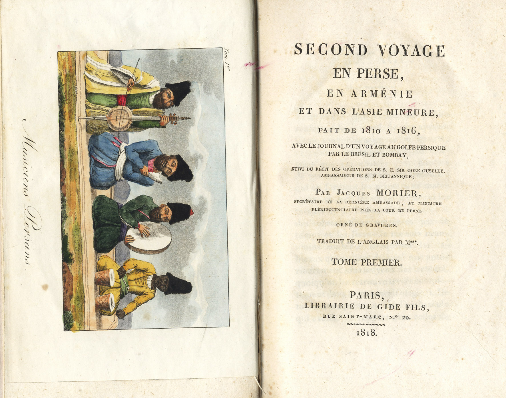 Second Voyage en Perse, en Arm&amp;eacute;nie et dans l'Asie Mineure, …