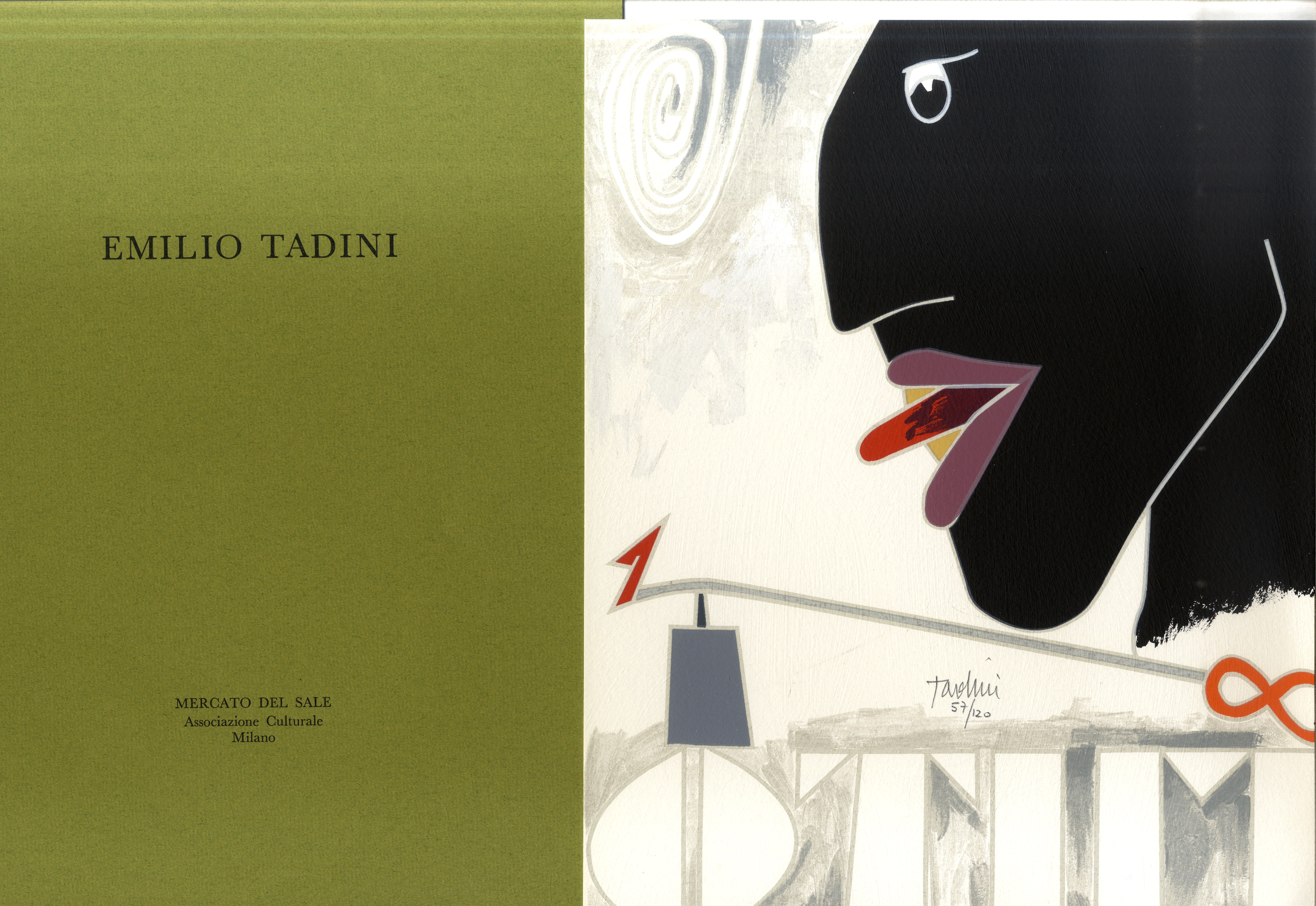 Serigrafia originale firmata dall'autore. Priva di titolo.