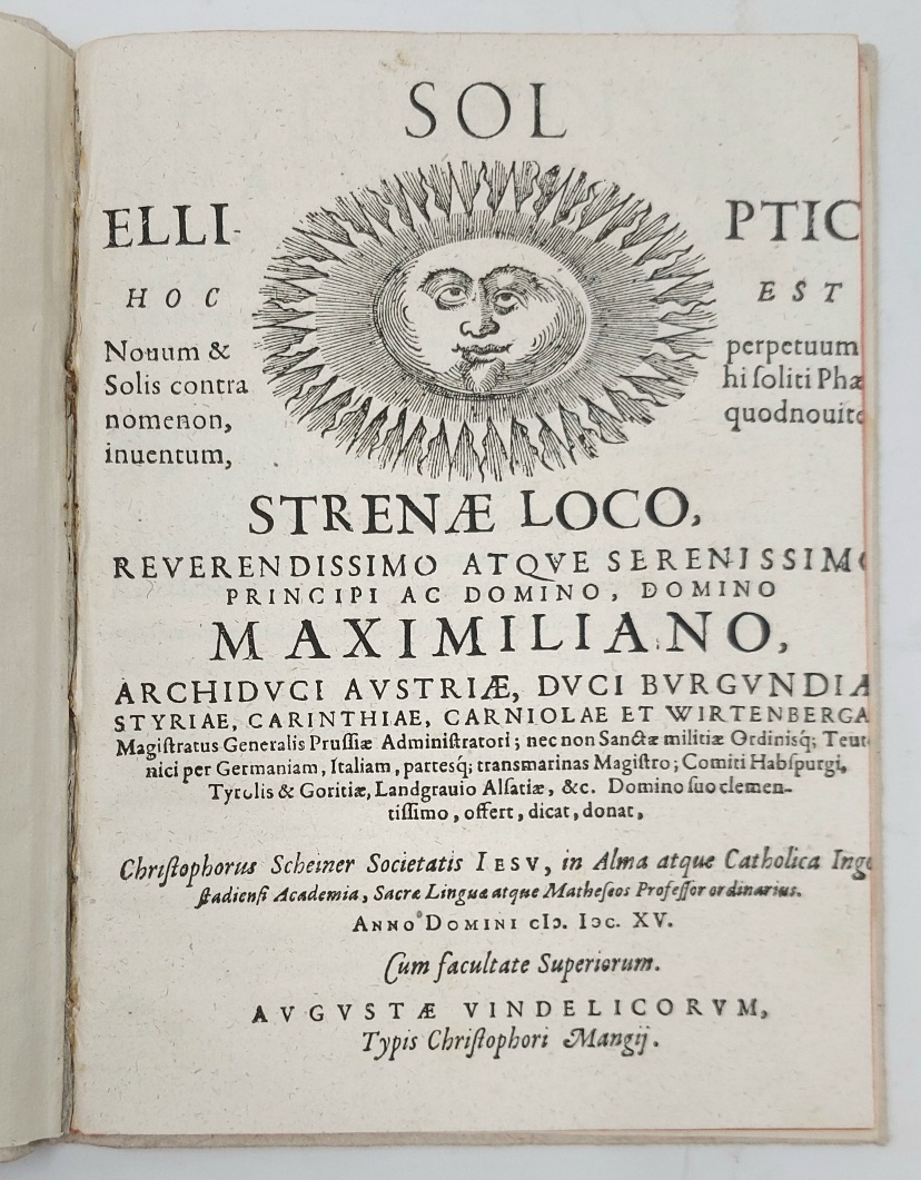 Sol Elliptic: hoc est novum &amp;amp; perpetuum solis contrahi soliti …