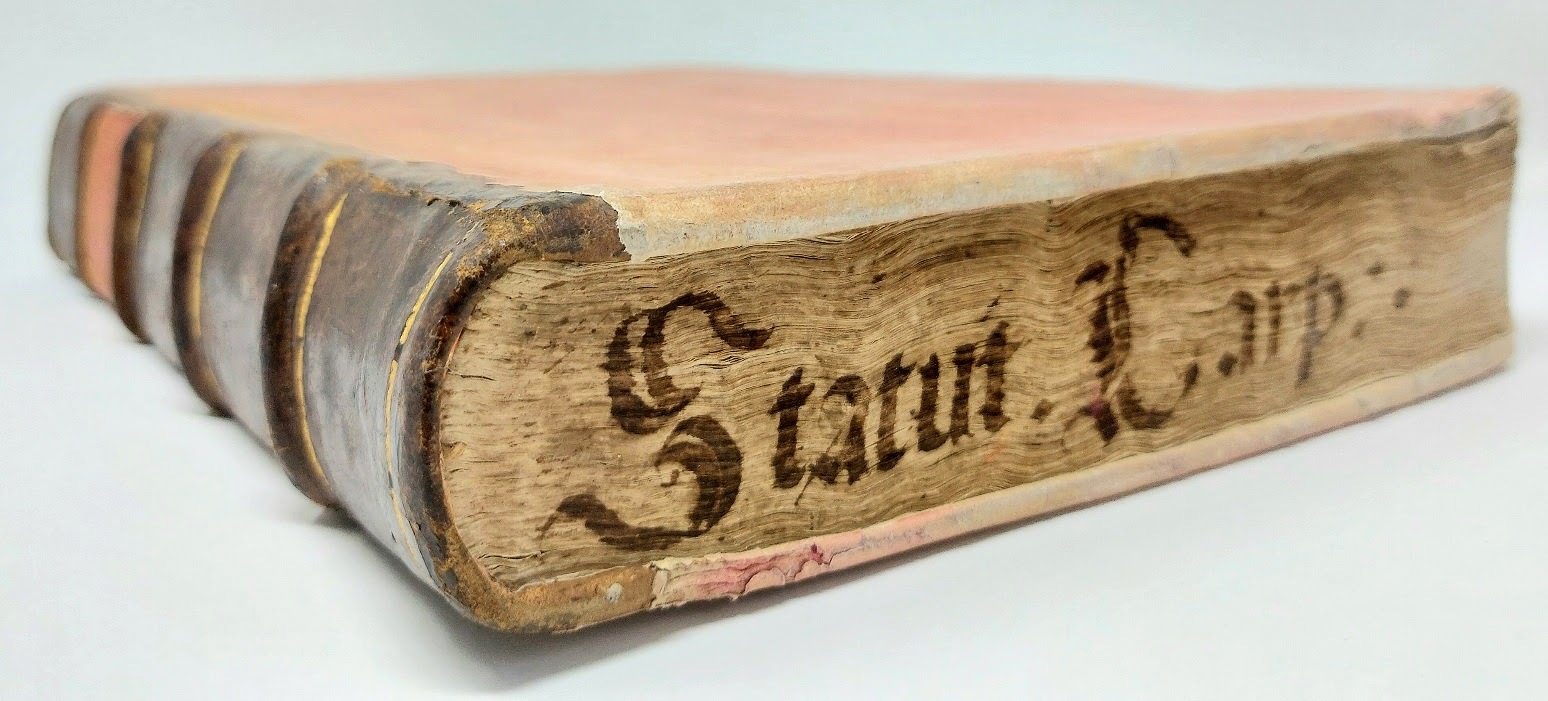 Stat[u]ta ordinam[en]ta ac p[ro]vis[ion]es Terrae Carpi. Manoscritto su carta.