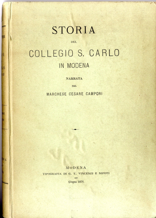 Storia del Collegio San Carlo in Modena