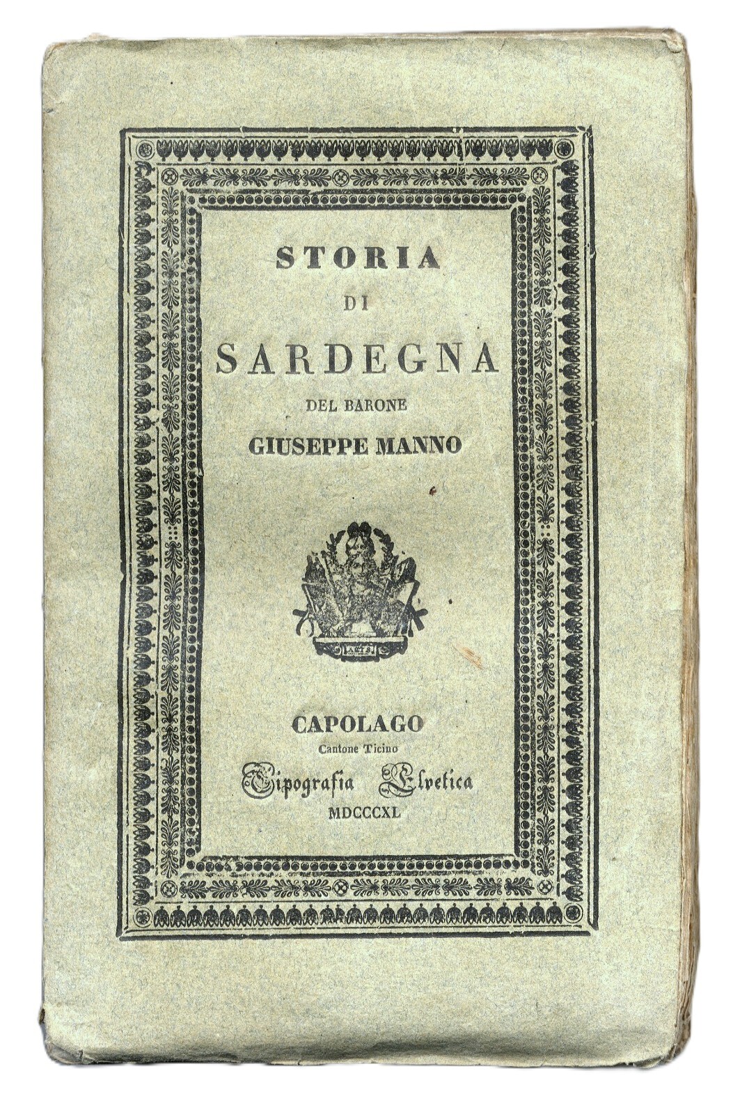 STORIA DI SARDEGNA (vol.I, II, III, completa).