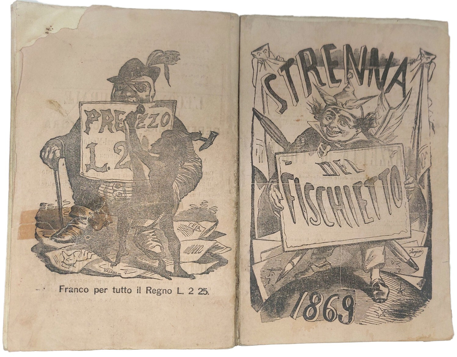 Strenna del fischietto pel 1869. Anno decimonono.