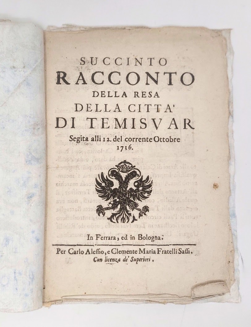 Succinto resoconto della resa della citta di Temisvar seguita alli …