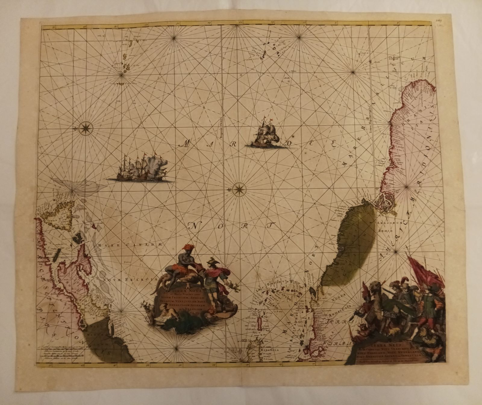 [SUD AMERICA] Terra Nova ac Maris Tractus circa Novam Franciam, …