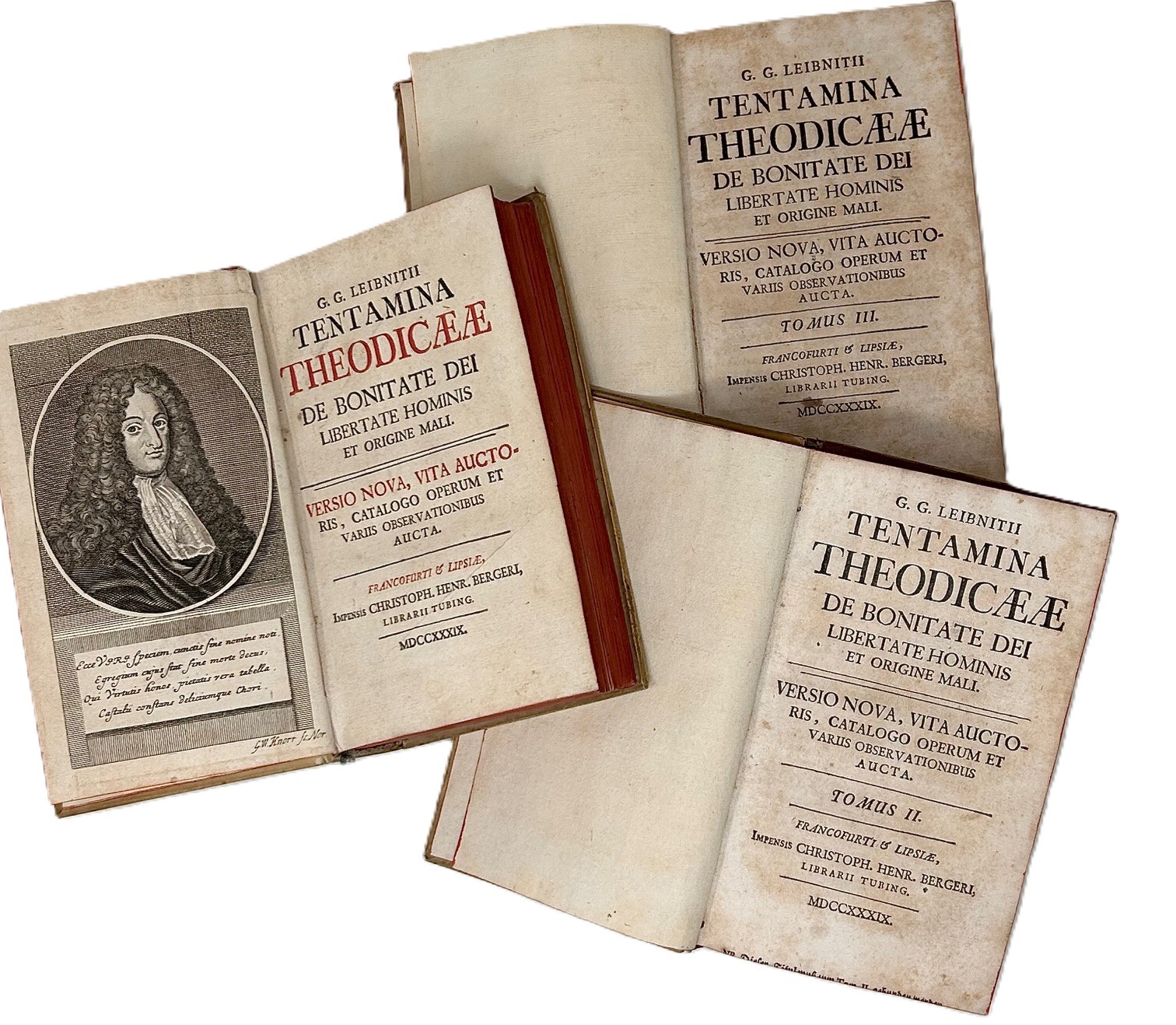 Tentamina Theodicaeae de Bonitate Dei, Libertate Hominis et Origine Mali. …