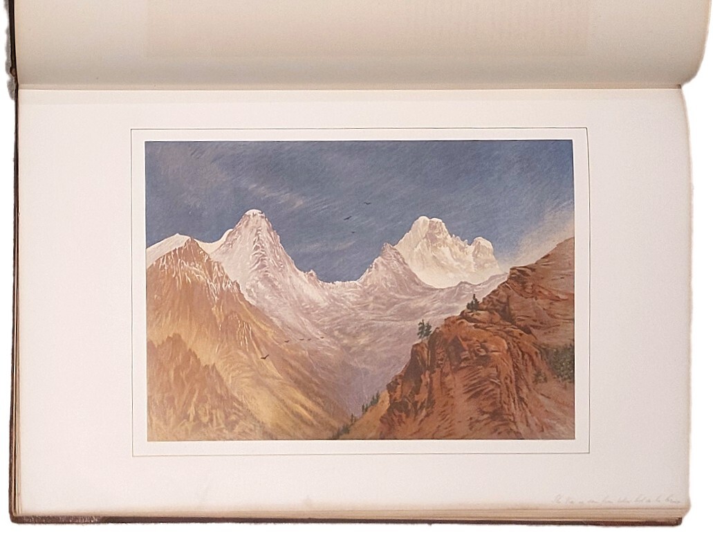 The Peaks and Valleys of the Alps from water-colour drawings …