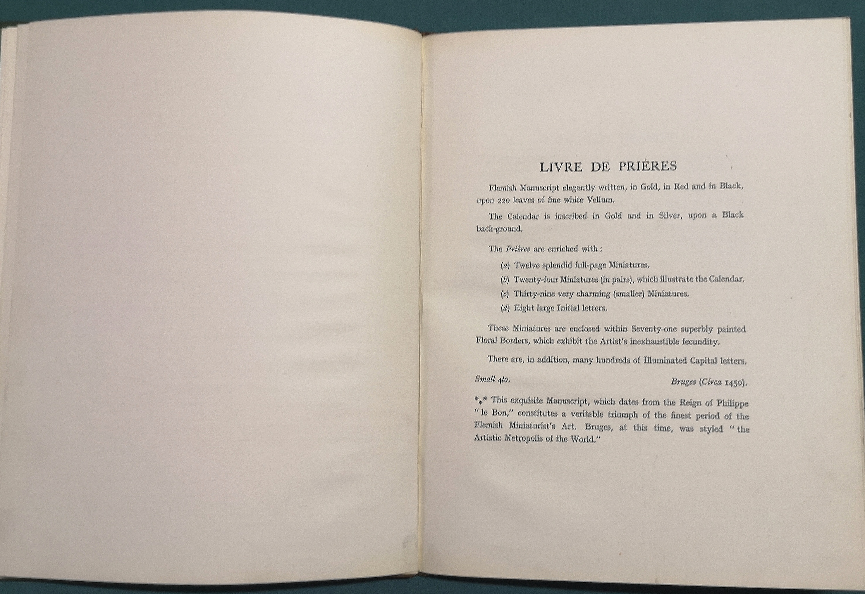 The Van Varssenaere livre de prières (1450). Enclosed within a …