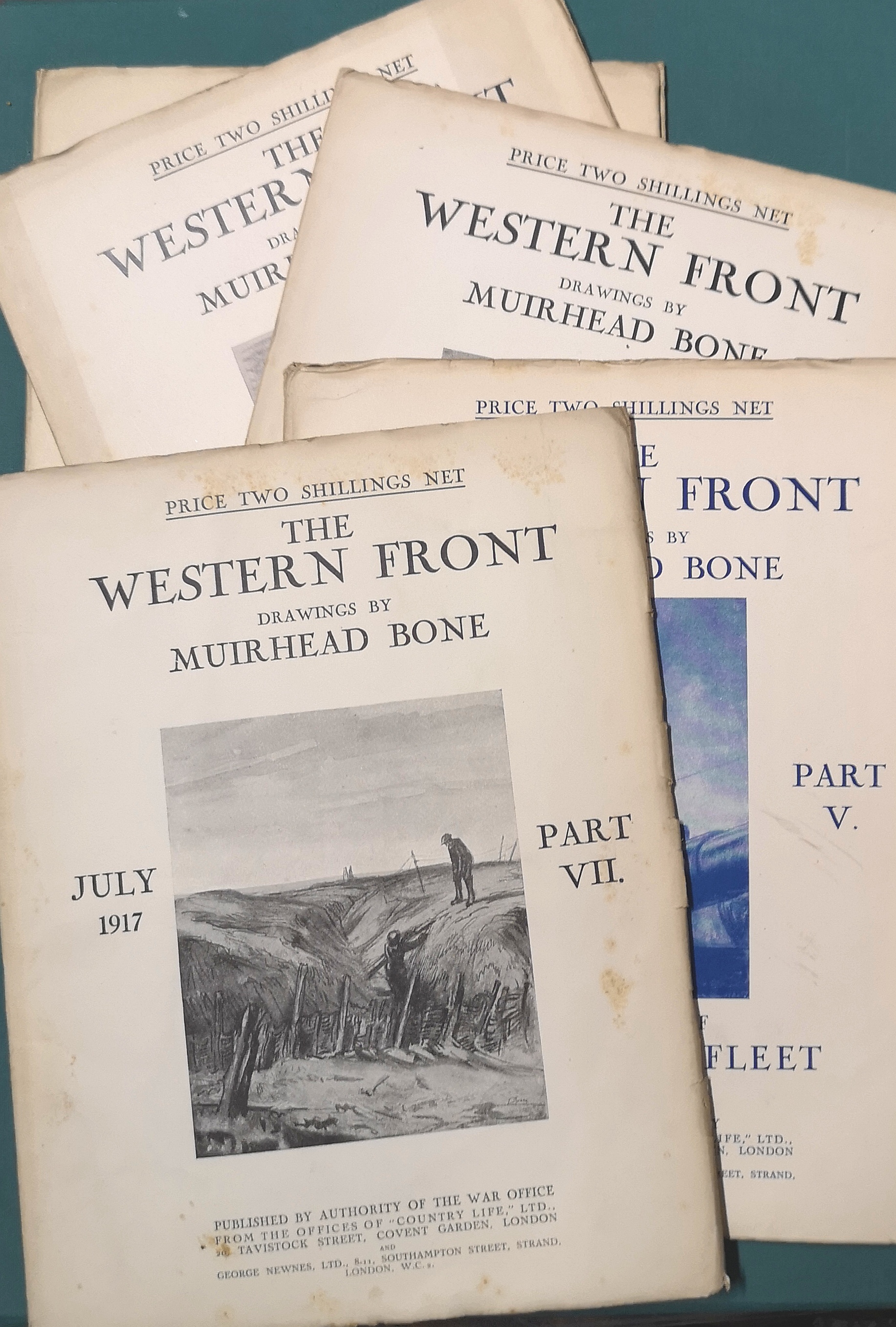 The Western Front. Drawings by Muirhead Bone. Parts: IV, V, …