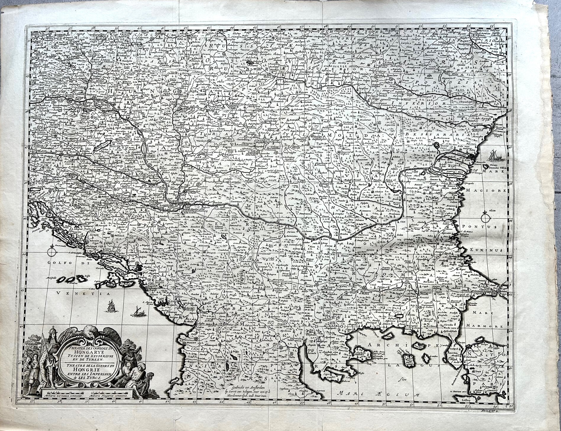 Theater des oorlogs in Hongarye tussen de keyserlyke en de …