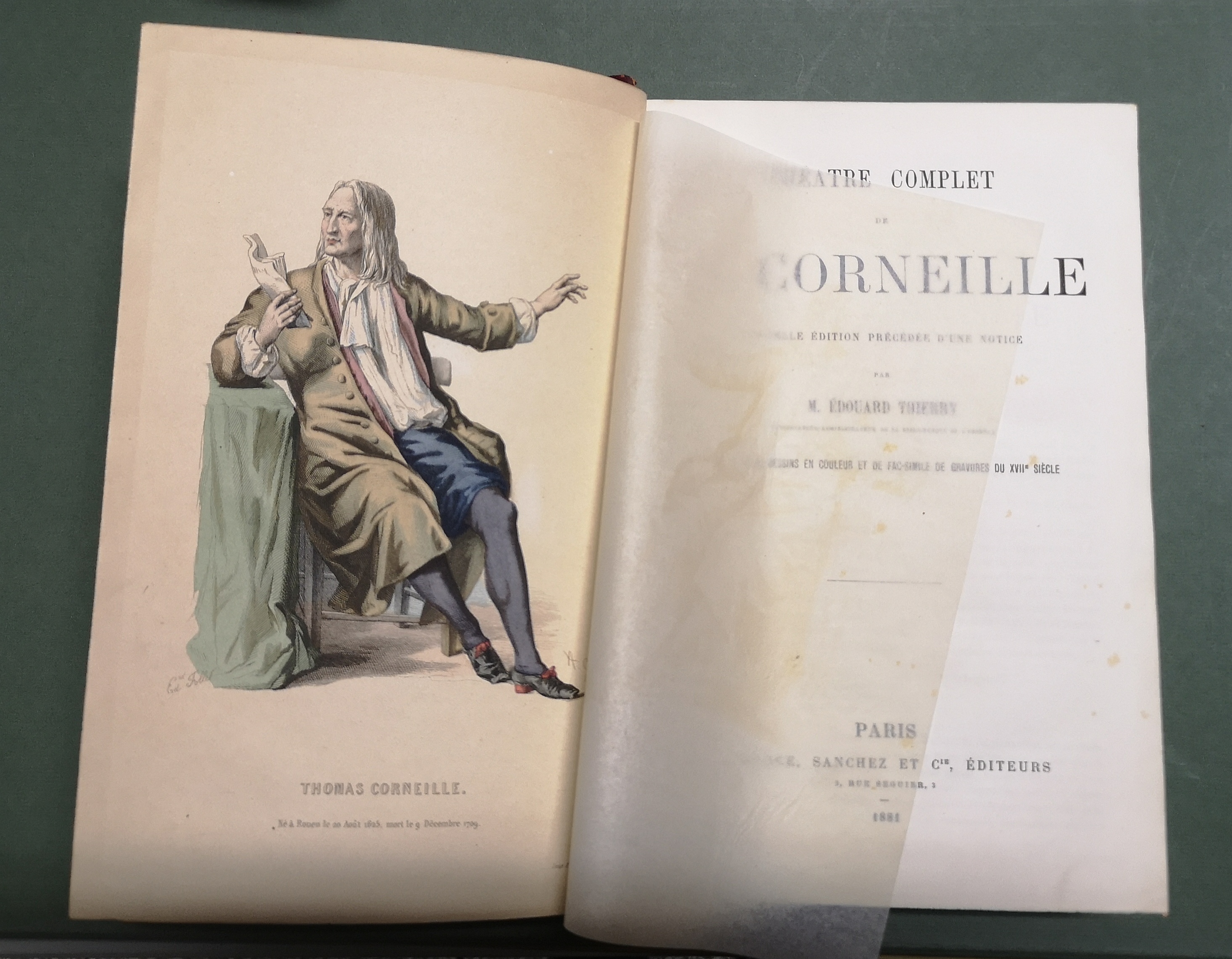 Théatre complet de T. Corneille, nuovelle édition précédée d'une notice …