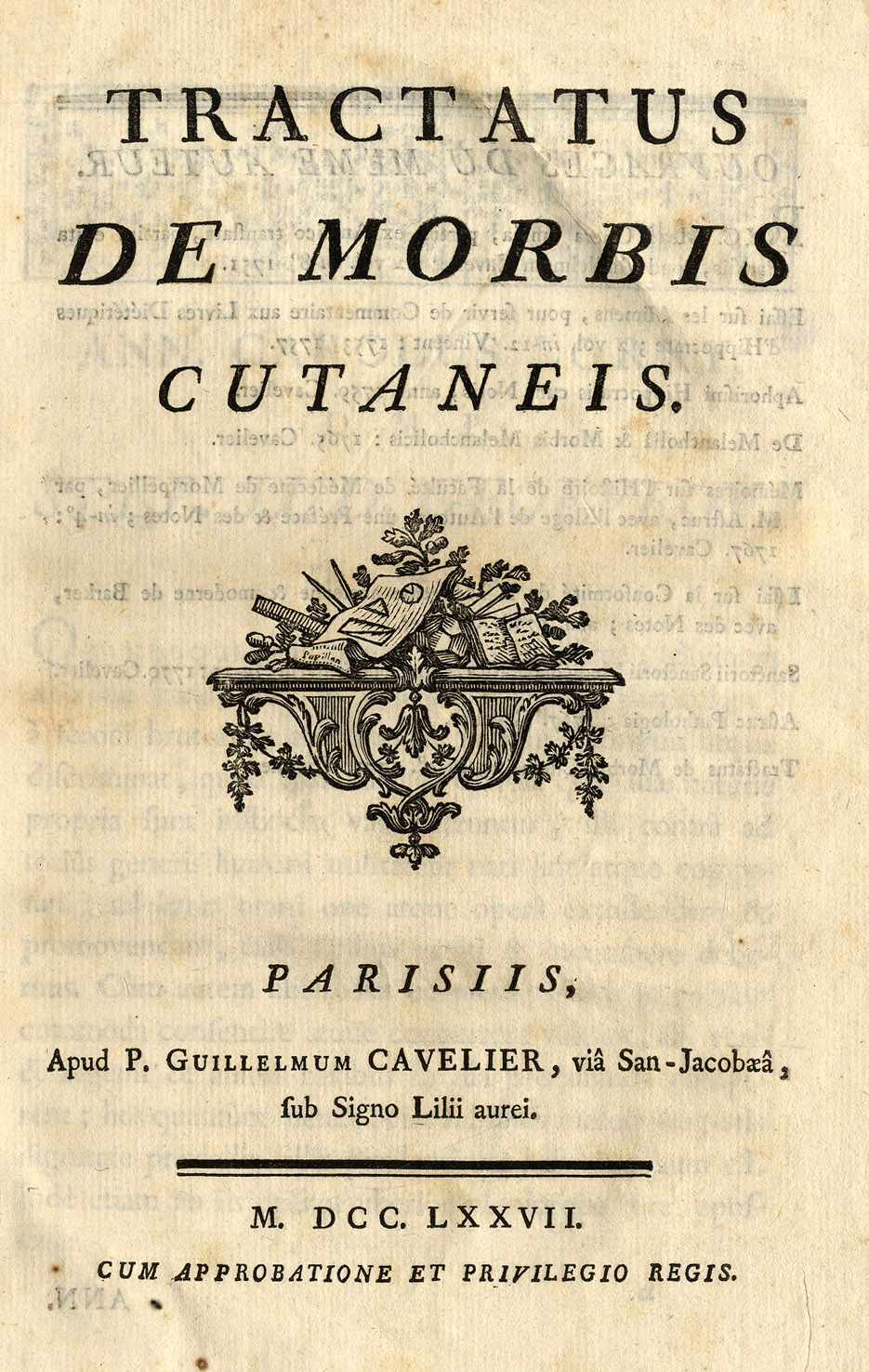 Tractatus de Morbis Cutaneis.