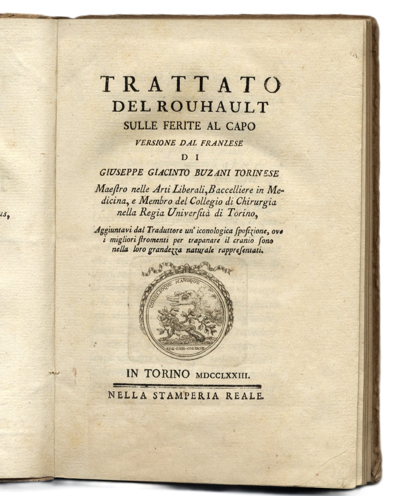 Trattato del Rouhault sulle ferite al capo versione dal franzese …