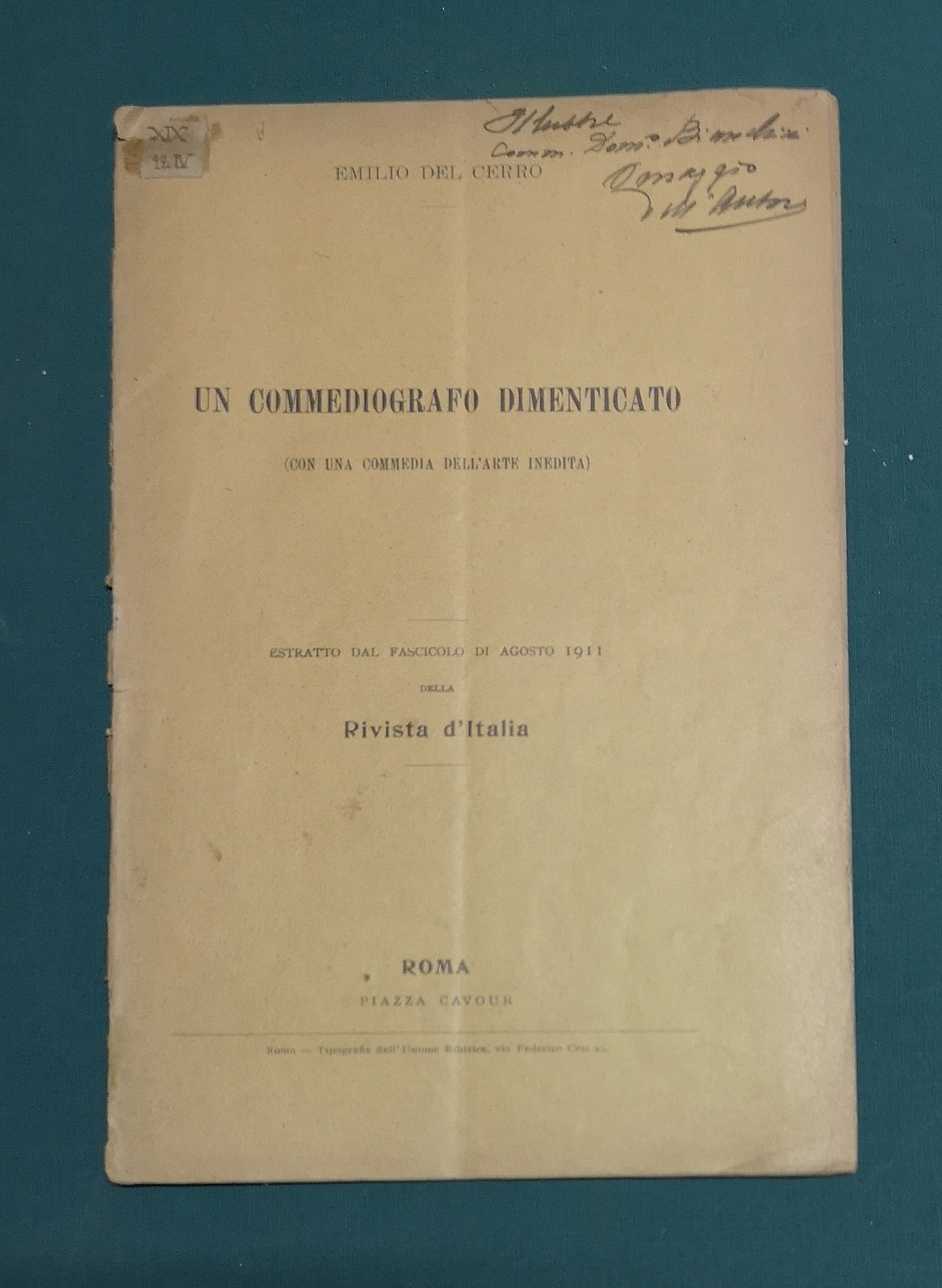Un commediografo dimenticato: Giambattista Fagiuoli (XVII sec.).