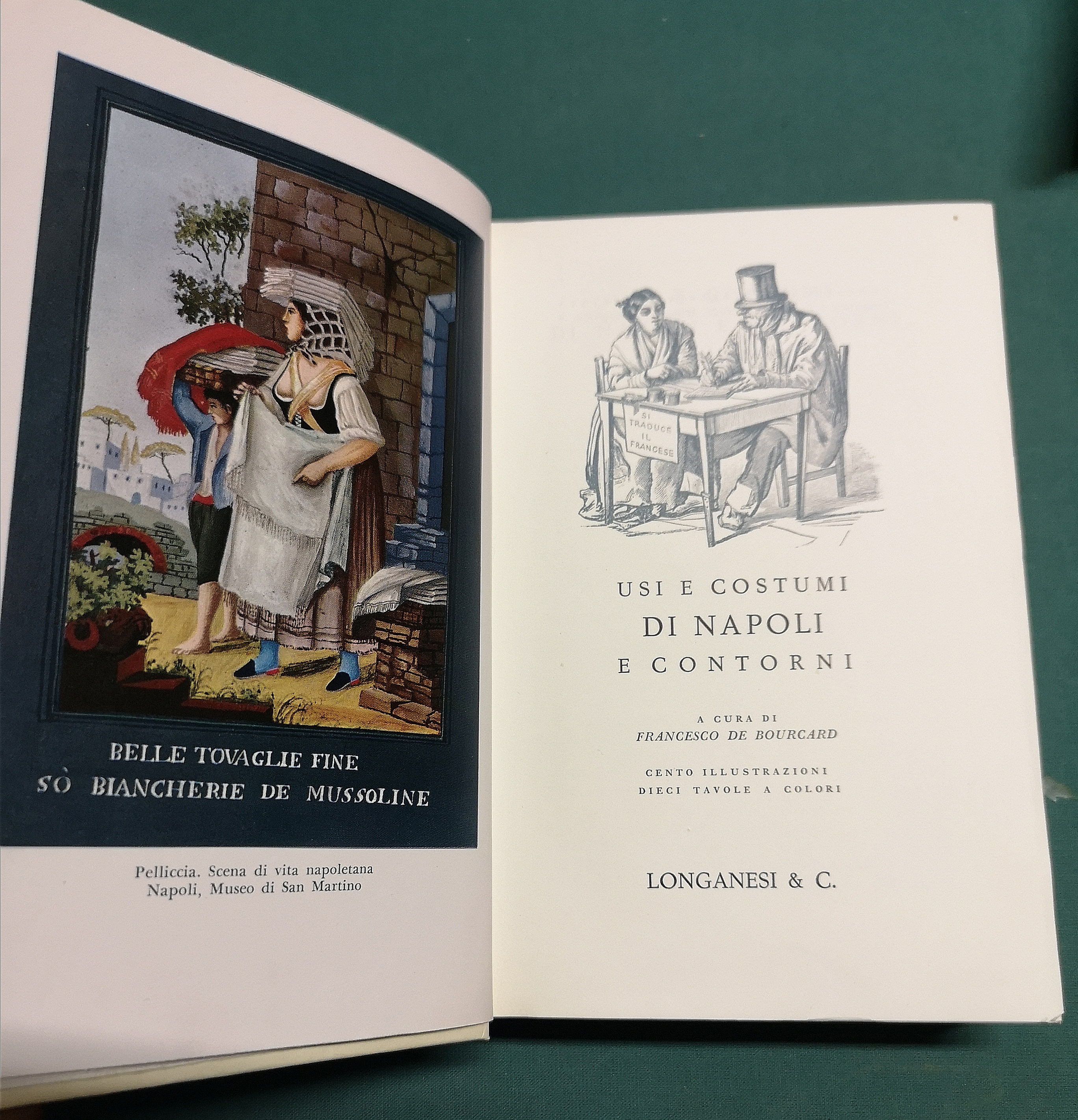 Usi e costumi di Napoli. Cento illustrazioni, dieci tavole a …