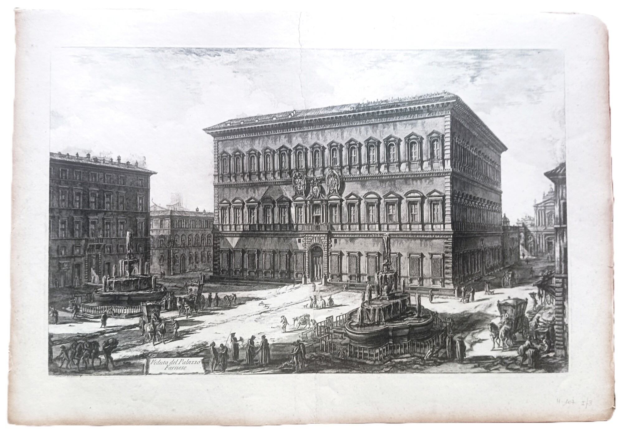Veduta del Palazzo Farnese