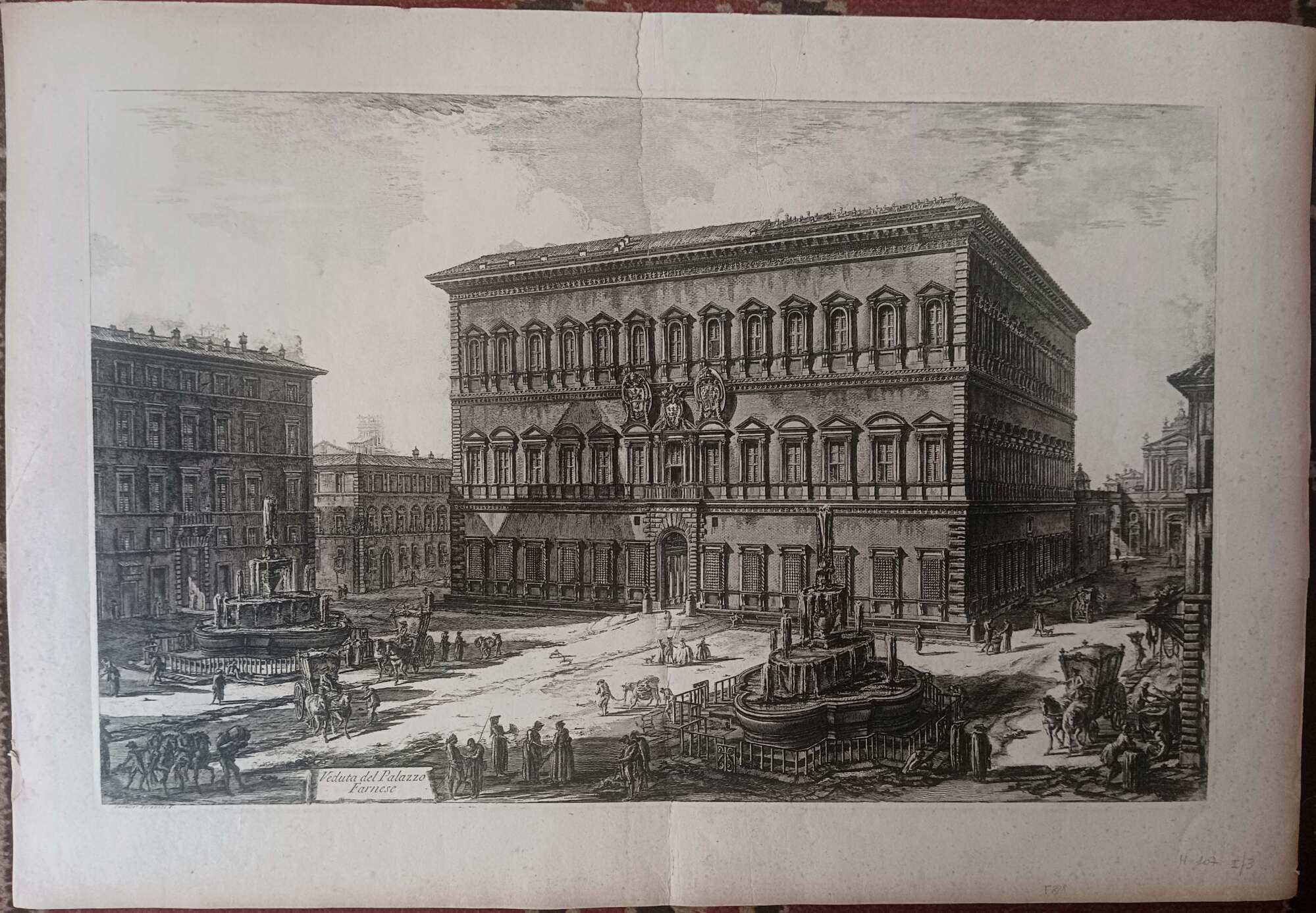 Veduta del Palazzo Farnese