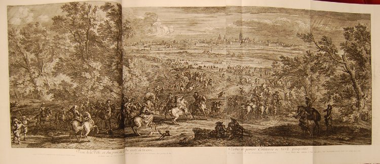 Veue de la ville, et du port de Calais, du …