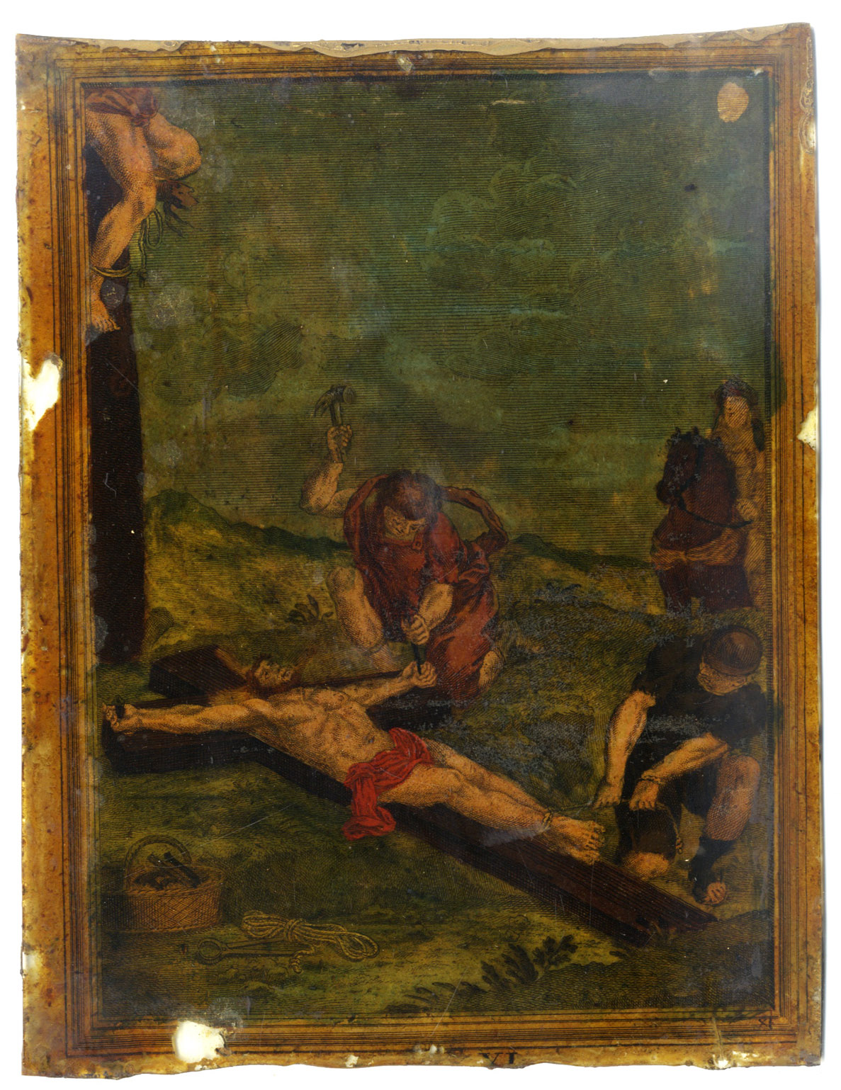Via Crucis, Undicesima Stazione. Ges&amp;ugrave; &amp;egrave; inchiodato sulla Croce.