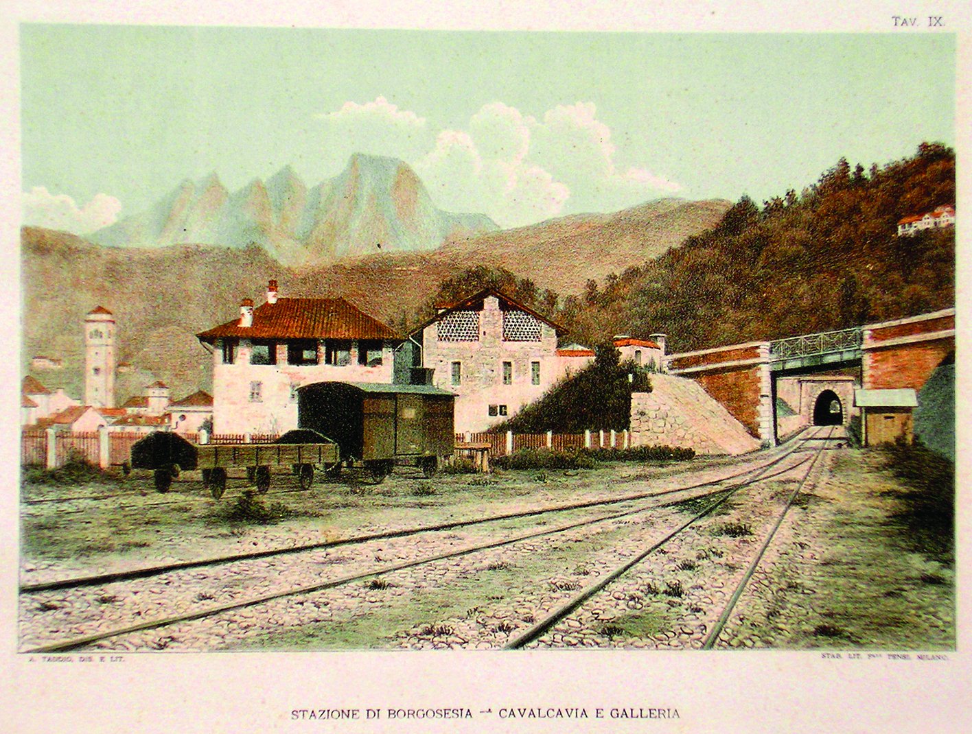 Via Ferrata Novara-Varallo. Album delle principali opere d'arte.