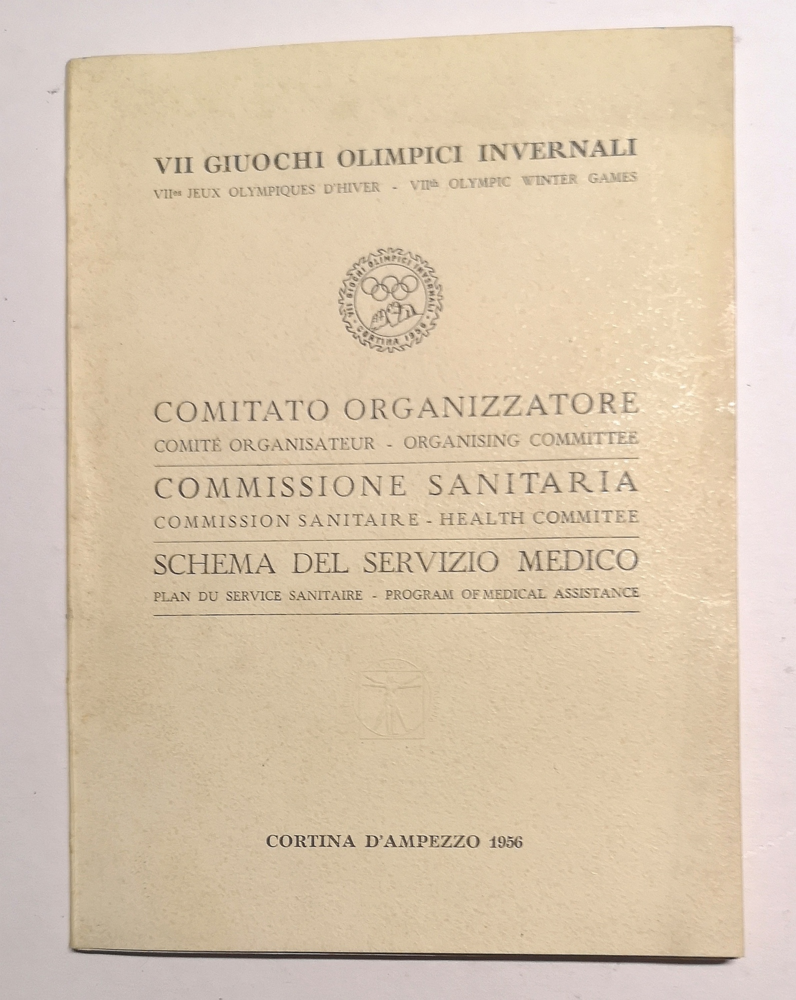 VII GIUOCHI OLIMPICI INVERNALI. Comitato organizzatore, Commissione Sanitaria, Schema del …