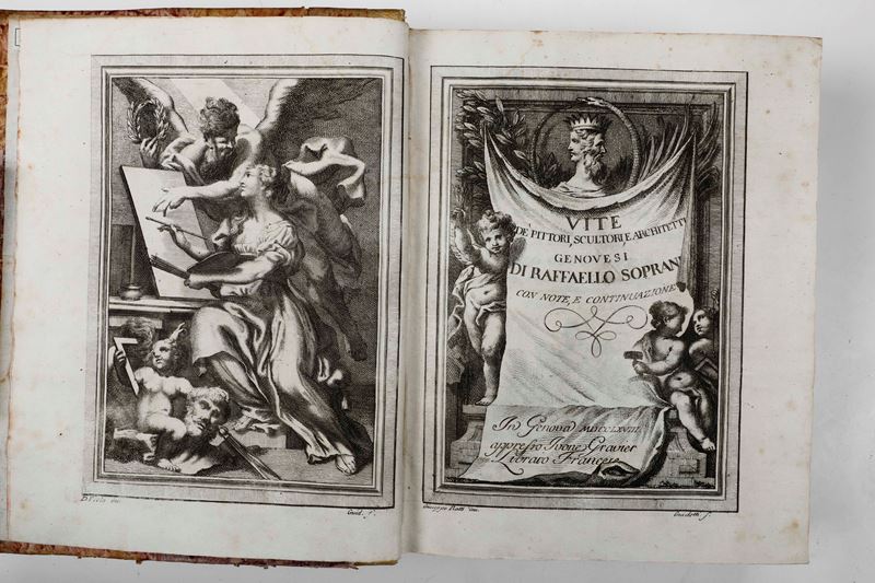 Vite de' Pittori, Scultori, ed Architetti Genovesi, di Raffaello Soprani.